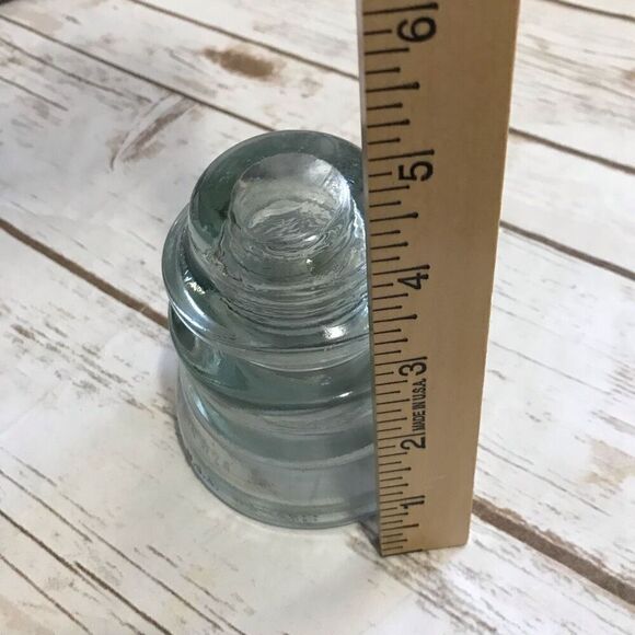 Vintage Clear Glass Insulator Armstrong - Picture 7 of 9